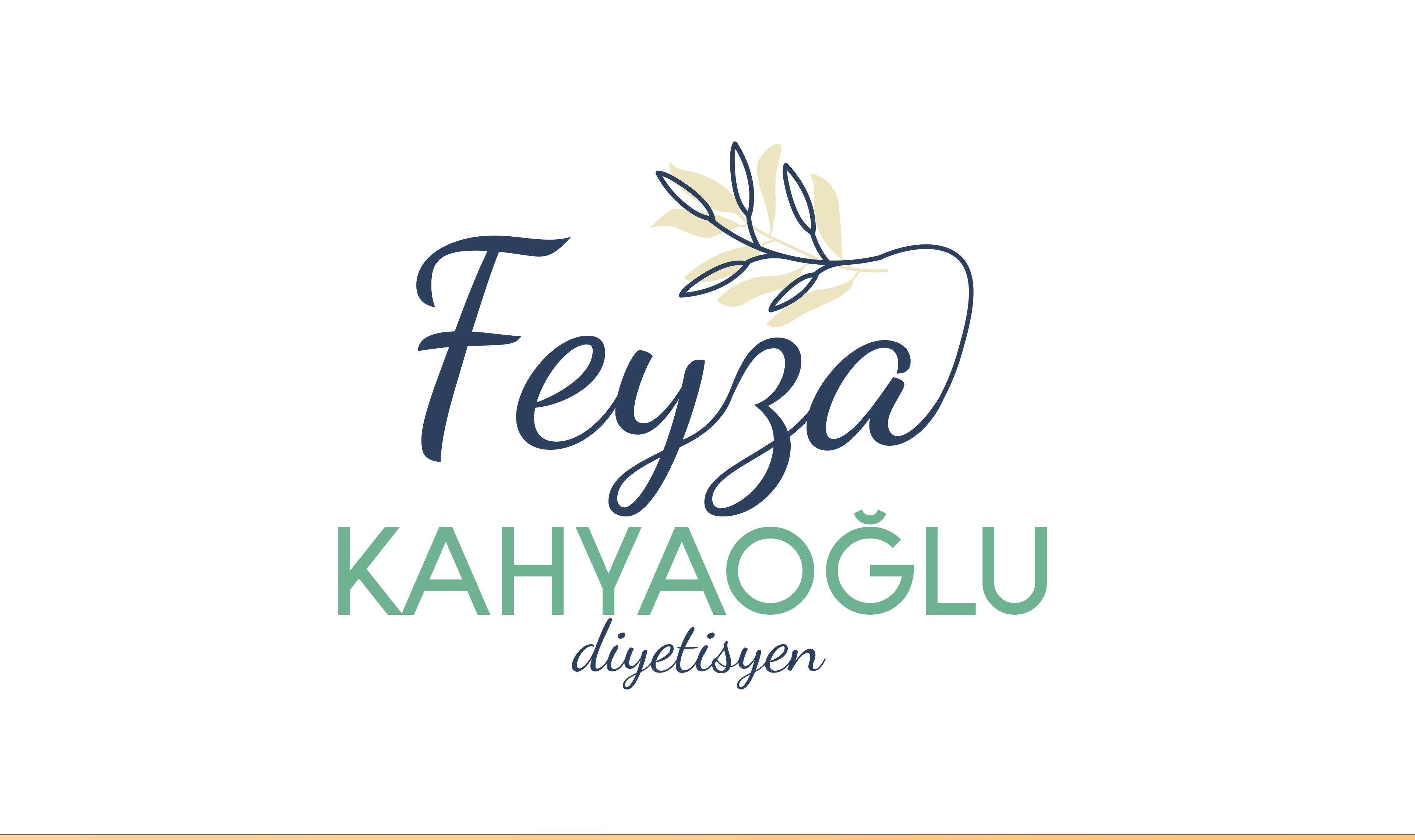 Diyetisyen Feyza Kahyaoğlu Logo Tasarımı