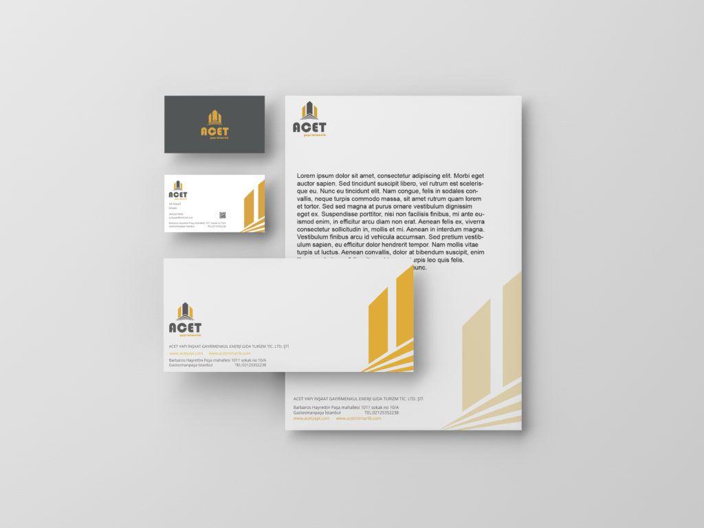 Acet Mimarlık Kurumsal Kimlik Grafik Tasarım